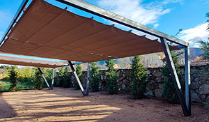 Toldos en Brihuega.